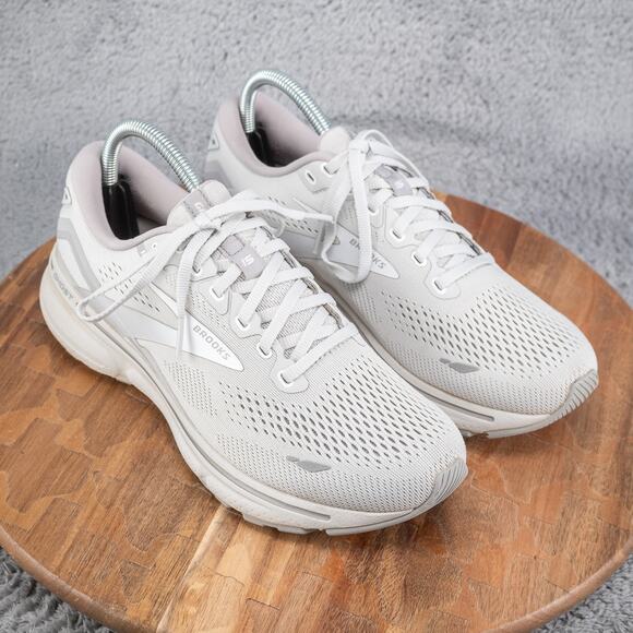 Brooks Womens Ghost 15 1203801B112 Gray Running Shoes Sneakers Size 8.5 Training - Picture 1 of 11